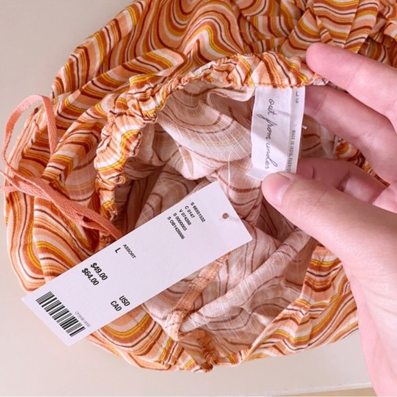 Urban Outfitters | Sand Dollar Romper Assorted Wavy Groovy Pink 70s Style New - Picture 13 of 15